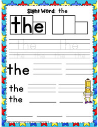 Sight Word the